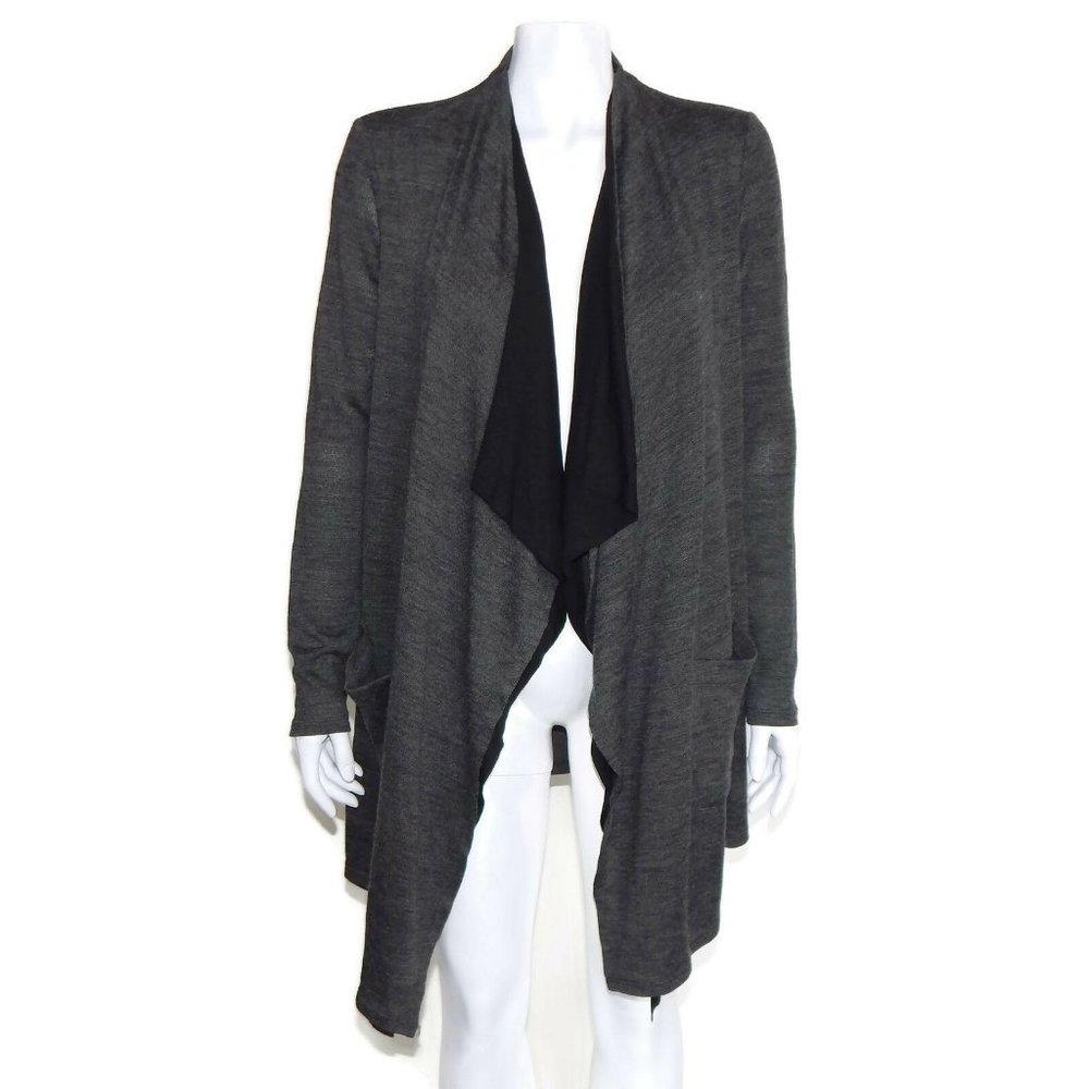 Demoo Choonmoo Park Dramatic! Cascading High-low Sweater Gray size M/L -INV7882